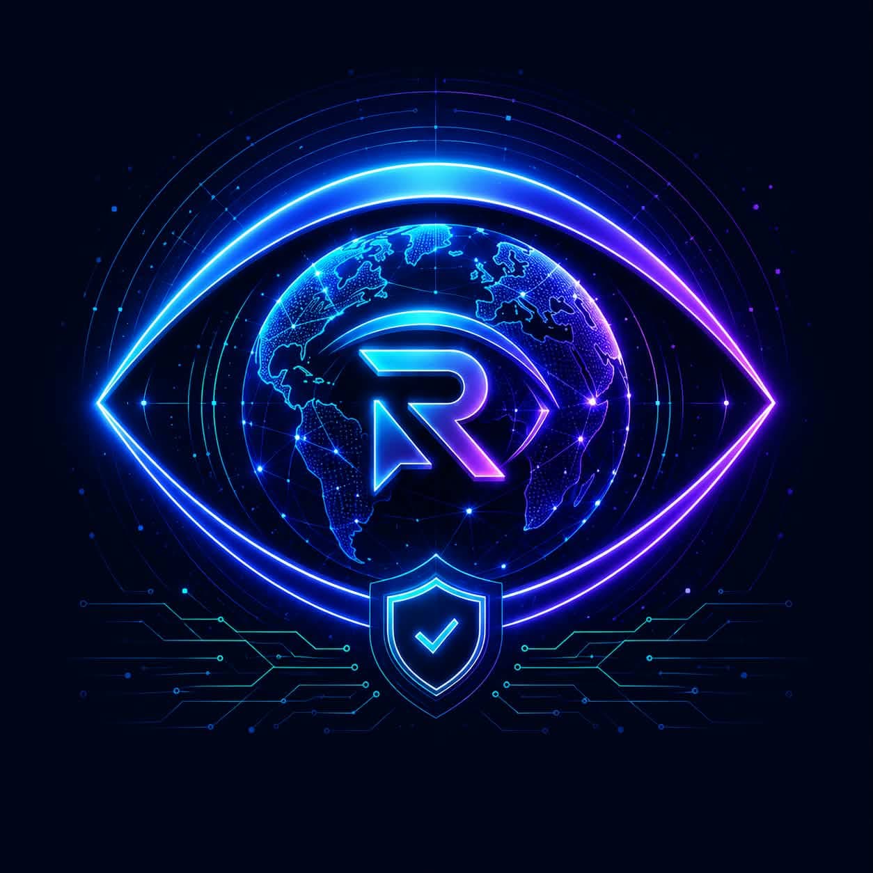 Reqrium real-time trust intelligence eye graphic